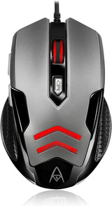 Adesso iMouse X1, The Multi-Color 6-Button Gaming Mouse (Red)