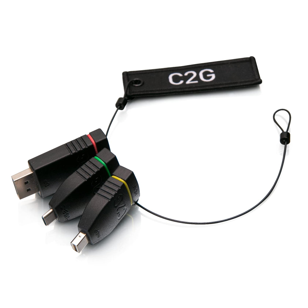 C2G Universal 4K HDMI Adapter Ring with Color Coded DisplayPort, Mini