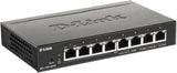D-Link 8-Port Gigabit Smart Managed PoE+ Ethernet Switch, up to 64W Po