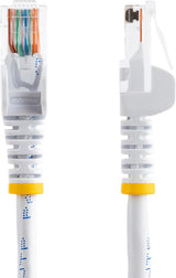 Câble Ethernet Cat5e StarTech.com - 1,5 m - Blanc - Cordon de brassage - Snagless