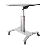 StarTech.com Mobile Standing Desk - Portable Sit Stand Ergonomic Heigh