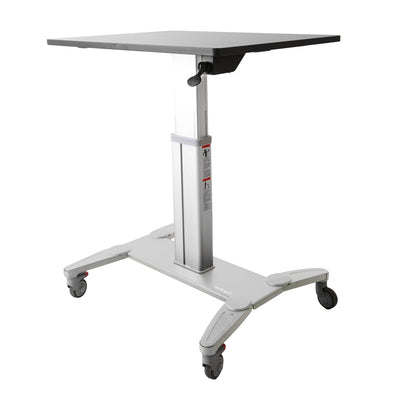 StarTech.com Mobile Standing Desk - Portable Sit Stand Ergonomic Heigh
