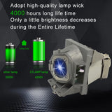Lampe de remplacement pour projecteur ViewSonic PA503S, PA503X, PA500S, PA500X, PS501X, PS600X, PG603X, PA502SE et PA502XE.