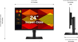 Moniteur Samsung LS24D402GANXGO 24 pouces à cadre ultra-fin