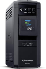 CyberPower CP1000PFCLCD PFC Sinewave UPS System, 1000VA/600W, 10 Outle