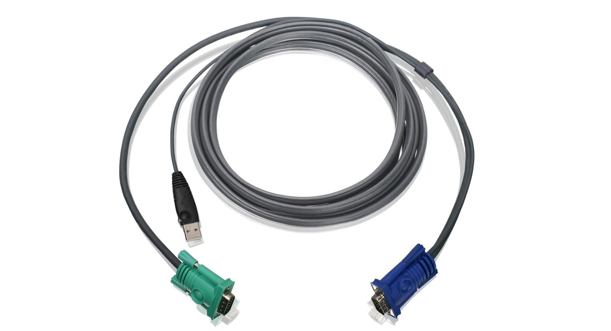 Câble KVM USB Iogear, 3 mètres (G2L5203U) KVM USB 3 mètres