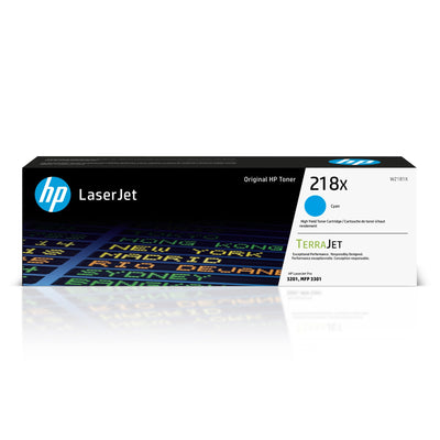 Cartouche de toner LaserJet originale HP 218X - Haut rendement - Cyan XL (High
