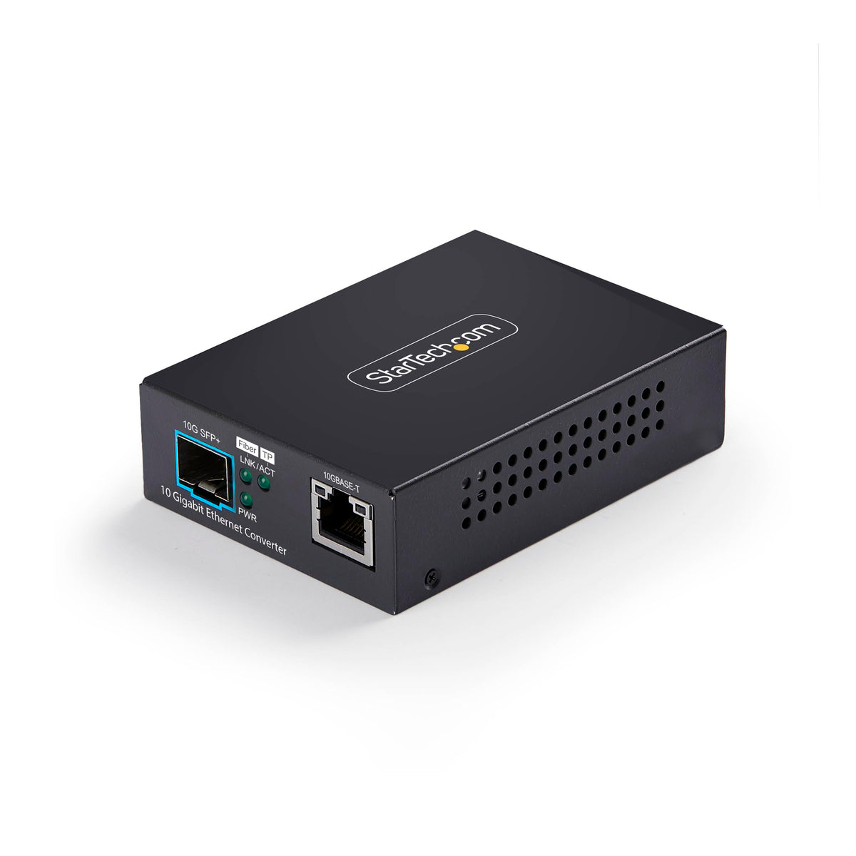 StarTech 10GbE Open SFP+ Fiber Media Converter, Standalone 10 Gigabit