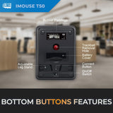 Adesso T50 Wireless Ergonomic Finger Trackball Mouse, 50.8mm Index Fin