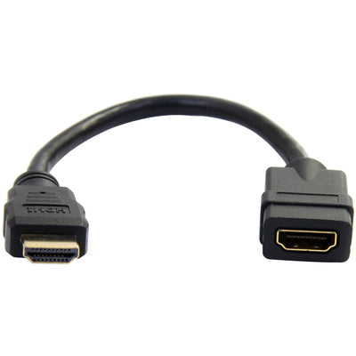 StarTech.com 6in High Speed HDMI Port Saver Cable M/F - Ultra HD 4k x