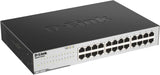 D-Link 24-Port Gigabit Unmanaged Desktop/Rackmount Switch, Rugged Meta