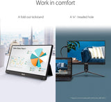 ASUS ZenScreen 15.6” 1080P Portable Monitor (MB16ACV) - Full HD, IPS,