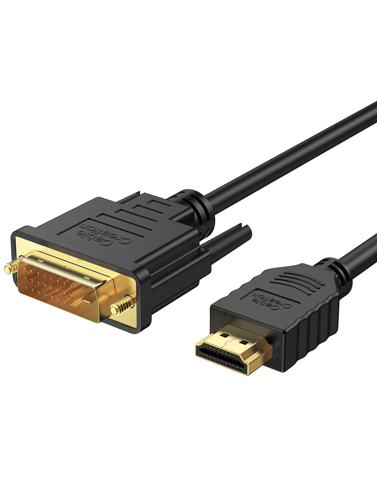 CableCreation Câble adaptateur bidirectionnel HDMI mâle vers DVI-D mâle de 1,5 m