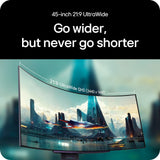 LG Ultragear™ 45GX90SA 45-inch OLED 240Hz 0.03ms WQHD Curved Smart Gam