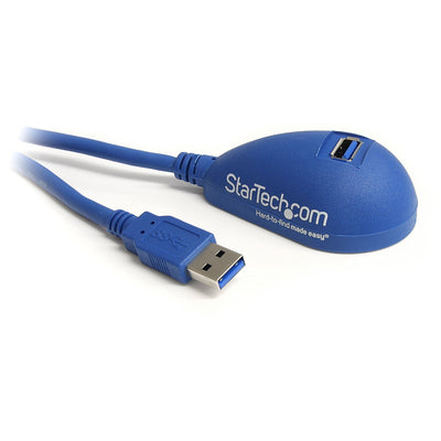 StarTech.com 5 ft Desktop SuperSpeed USB 3.0 Extension Cable - A to A