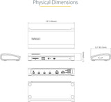 StarTech.com 65030895064 Thunderbolt 4 Dock, 96W PD, 1x 8K/2x 4K 60Hz