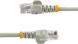 StarTech.com 45PATCH50GR Câble Patch Cat 5e UTP RJ45 sans accroc gris, 50