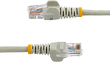 StarTech.com 45PATCH50GR Câble Patch Cat 5e UTP RJ45 sans accroc gris, 50