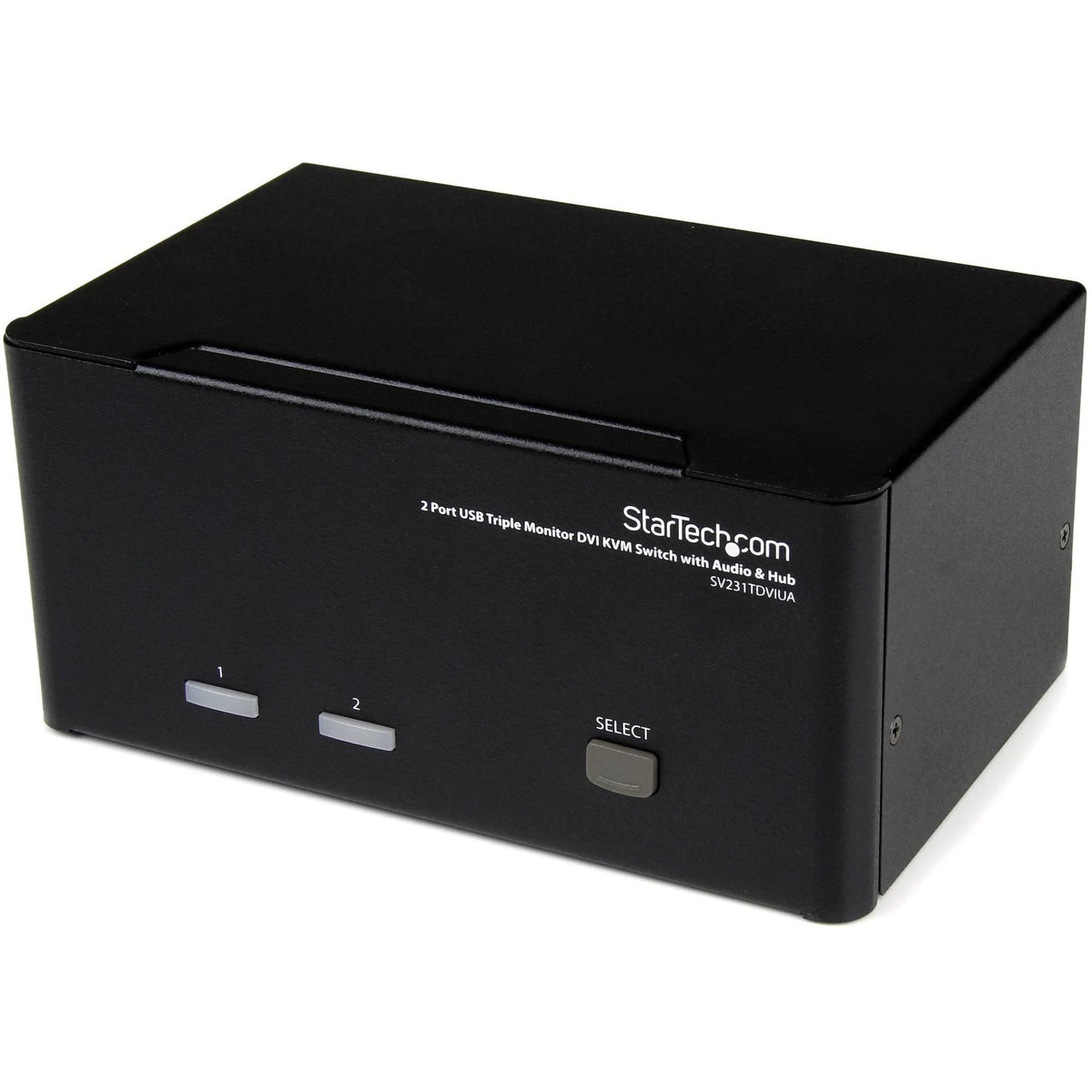 StarTech.com 2 Port Triple Monitor DVI/USB KVM Switch with Audio and U