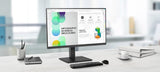 LG 27BA75QB-B 27” QHD IPS Office Docking Hub Monitor – Built-in Power