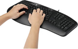 Adesso Tru-Form 150-3-Color Illuminated Ergonomic Keyboard(AKB-150EB)