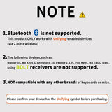 USB Dongle Unifying Receiver for Mouse and Keyboard Compatible for Any