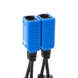 2 Pair RJ45 Ethernet Cable Combiner/Splitter Sharing Kit 2-in-1 (2 Cam