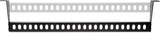 StarTech.com 1U Rack Mountable Cable Lacing Bar w/Adjustable Depth, Ca