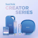 Carte microSD SanDisk Creator 128GB UHS-I avec adaptateur SD - Jusqu'à 190MB