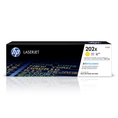 HP 202X (CF502X) High Yield Yellow Original Toner Cartridge Yellow 1 P