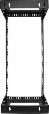 StarTech.com 2-Post 24U Heavy-Duty Wall Mount Network Rack, 19