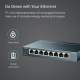 TP-Link TL-SG108, 8 Port Gigabit Unmanaged Ethernet Network Switch, E