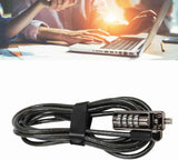 Laptop Cable Lock Anti Theft Keyless Security Cable with 4 Digit Passw