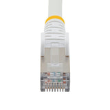StarTech.com 50ft White CAT6a Ethernet Cable, Snagless RJ45, 10GbE, 10