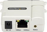 StarTech.com Ethernet to Parallel Network Print Server, 10/100Mbps LAN