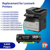 Lexmark Toner F/ B2338DW MB2338ADW BLK