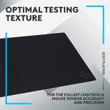 Logitech G840 XL Cloth Gaming Mouse Pad - 0.12 in Thin, Stable Rubber