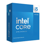 Processeur Intel® Core™ i5-14600KF pour PC de bureau 14 cœurs (6 P-Cores + 8 E-Cores)