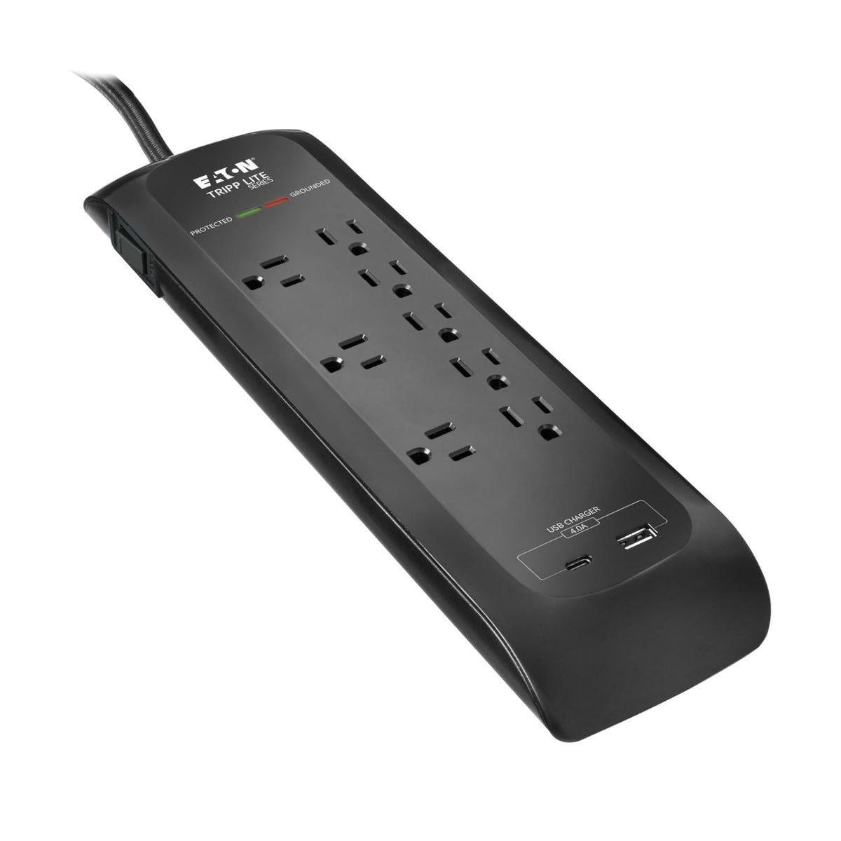 TRIPP LITE SERIES 8 OUTLET SURGE PROTECTOR 5-15R  2400 JOULES