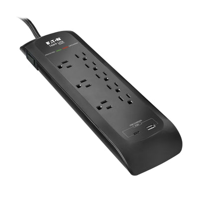 TRIPP LITE SERIES 8 OUTLET SURGE PROTECTOR 5-15R  2400 JOULES