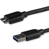 StarTech.com 0.5m 20in Slim USB 3.0 A to Micro B Cable M/M - Mobile Ch
