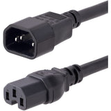 StarTech.com 10ft (3m) Heavy Duty Extension Cord, C14 to C15 Extension