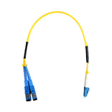 1M (3.3FT) LC TO SC (UPC) OS2 SINGLE MODE DUPLEX FIBER OPTIC CABLE, 9/125 M, 100