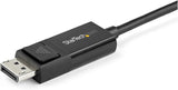 StarTech.com 3ft (1m) USB C to DisplayPort 1.2 Cable, 4K 60Hz, Bidirec