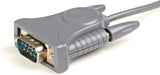 StarTech.com 3ft (1m) USB to Serial Cable, DB9/DB25 RS232 to USB Conve