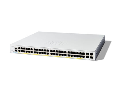 Cisco Catalyst 1300-48P-4X Managed Switch, 48 Port GE, PoE, 4x10GE SFP
