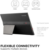 ViewSonic VA1655 15.6 Inch 1080p FHD IPS Portable Monitor with Built-i