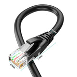 50FT Gray Molded UTP CAT6 Patch Cable ETL Verified