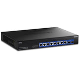 TRENDnet 10-Port 10G Unmanaged Switch, TEG-S7102, 8 x 10G RJ-45 Ports