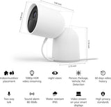 Philips Hue Secure Wired Camera with Desktop Stand, White